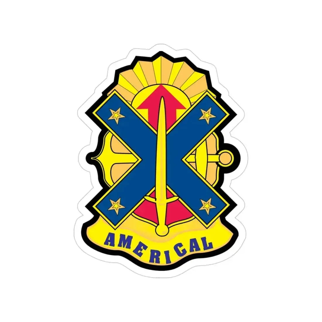 23rd Infantry Division 2 (U.S. Army) Transparent STICKER Die-Cut Vinyl Decal 3 Inch - The Sticker Space