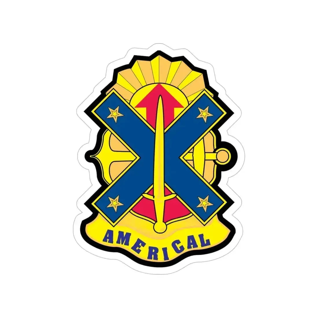 23rd Infantry Division 2 (U.S. Army) Transparent STICKER Die-Cut Vinyl Decal 5 Inch - The Sticker Space