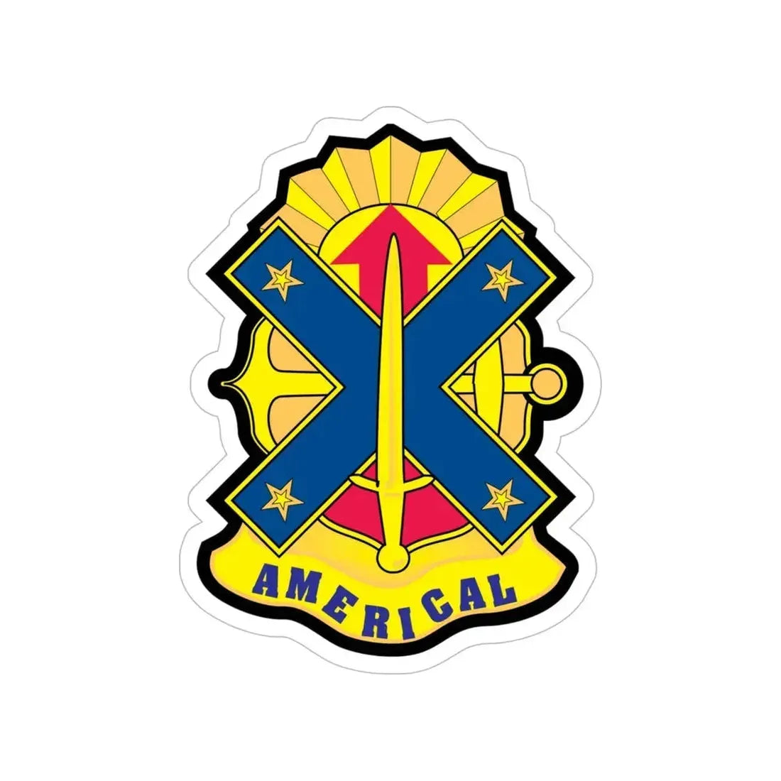 23rd Infantry Division 2 (U.S. Army) Transparent STICKER Die-Cut Vinyl Decal - The Sticker Space