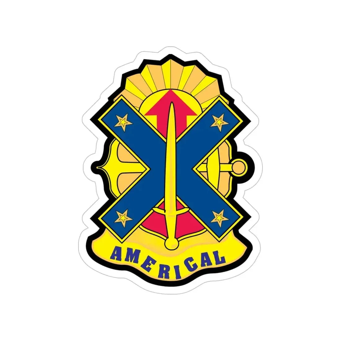 23rd Infantry Division 2 (U.S. Army) Transparent STICKER Die-Cut Vinyl Decal - The Sticker Space