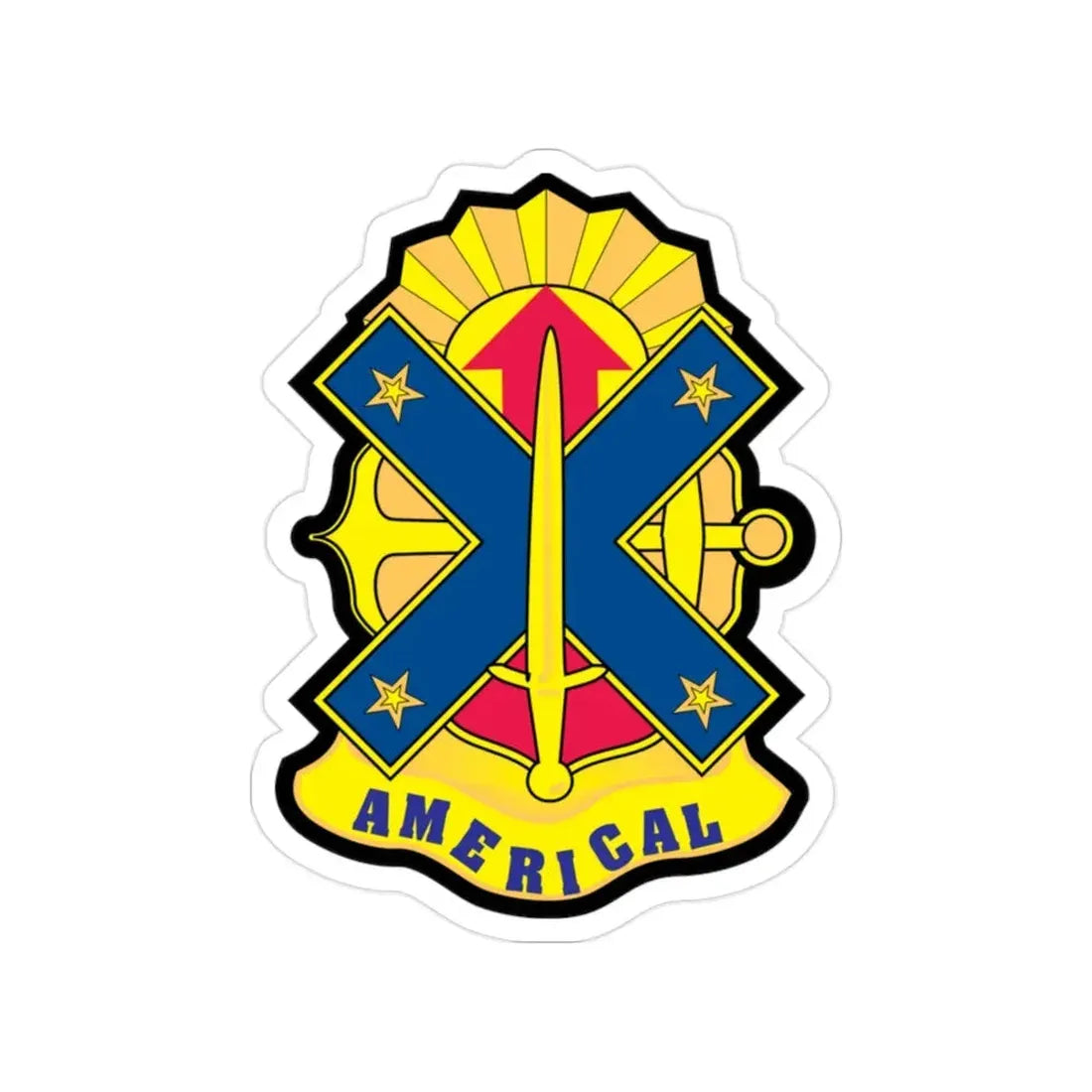 23rd Infantry Division 2 (U.S. Army) Transparent STICKER Die-Cut Vinyl Decal - The Sticker Space