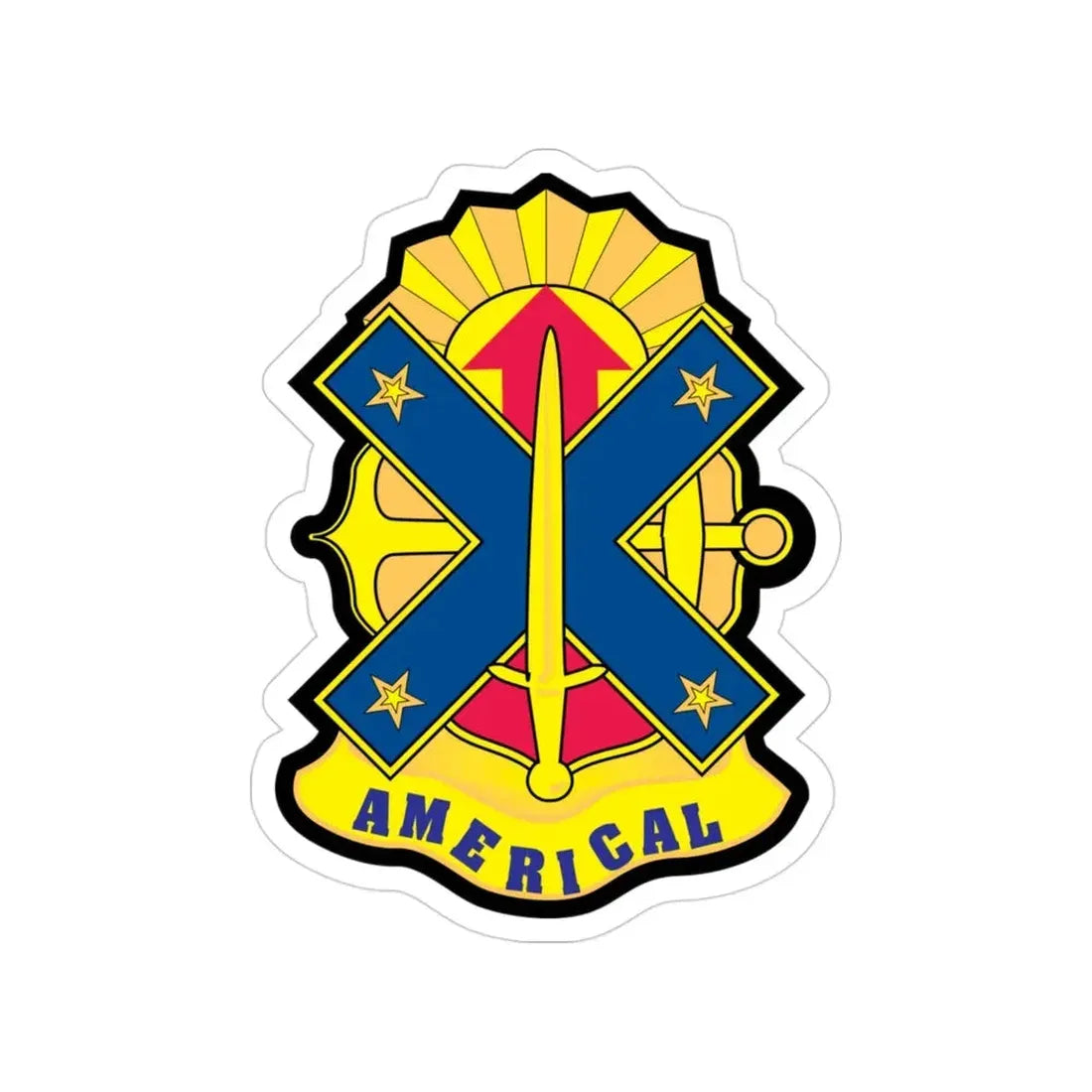 23rd Infantry Division 2 (U.S. Army) Transparent STICKER Die-Cut Vinyl Decal - The Sticker Space