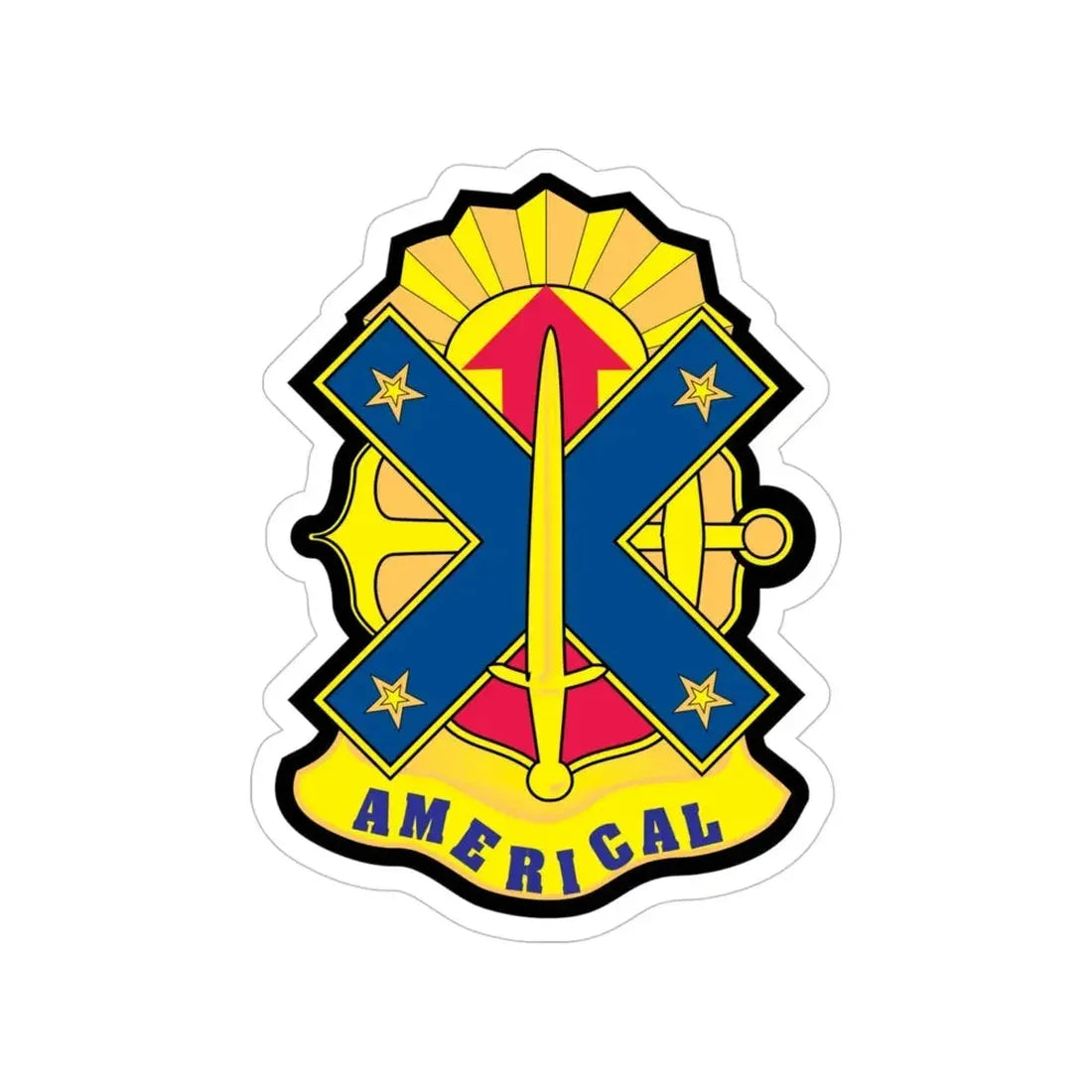 23rd Infantry Division 2 (U.S. Army) Transparent STICKER Die-Cut Vinyl Decal - The Sticker Space