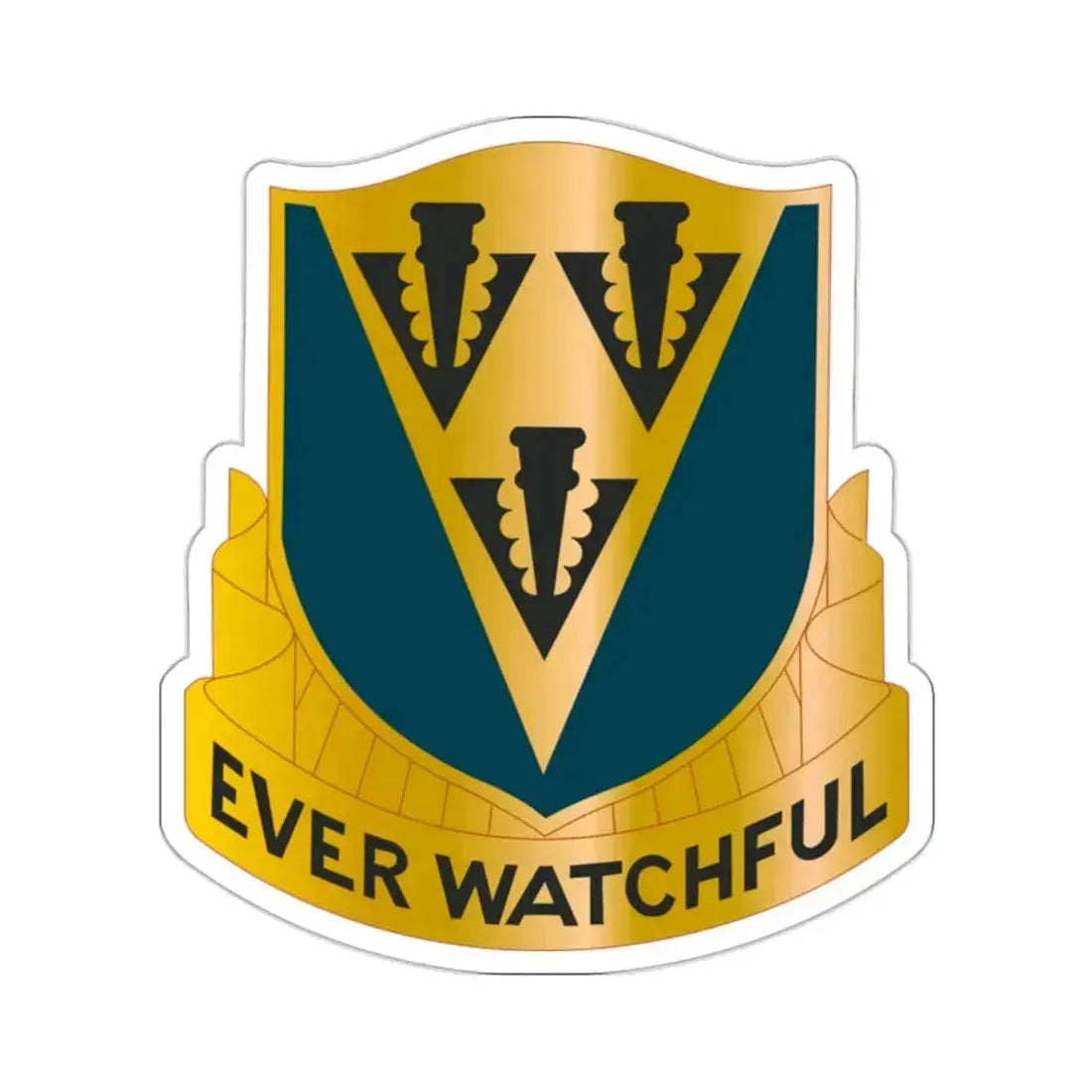 24 Aviation Regiment (U.S. Army) STICKER Vinyl Kiss-Cut Decal 2 Inch White - The Sticker Space