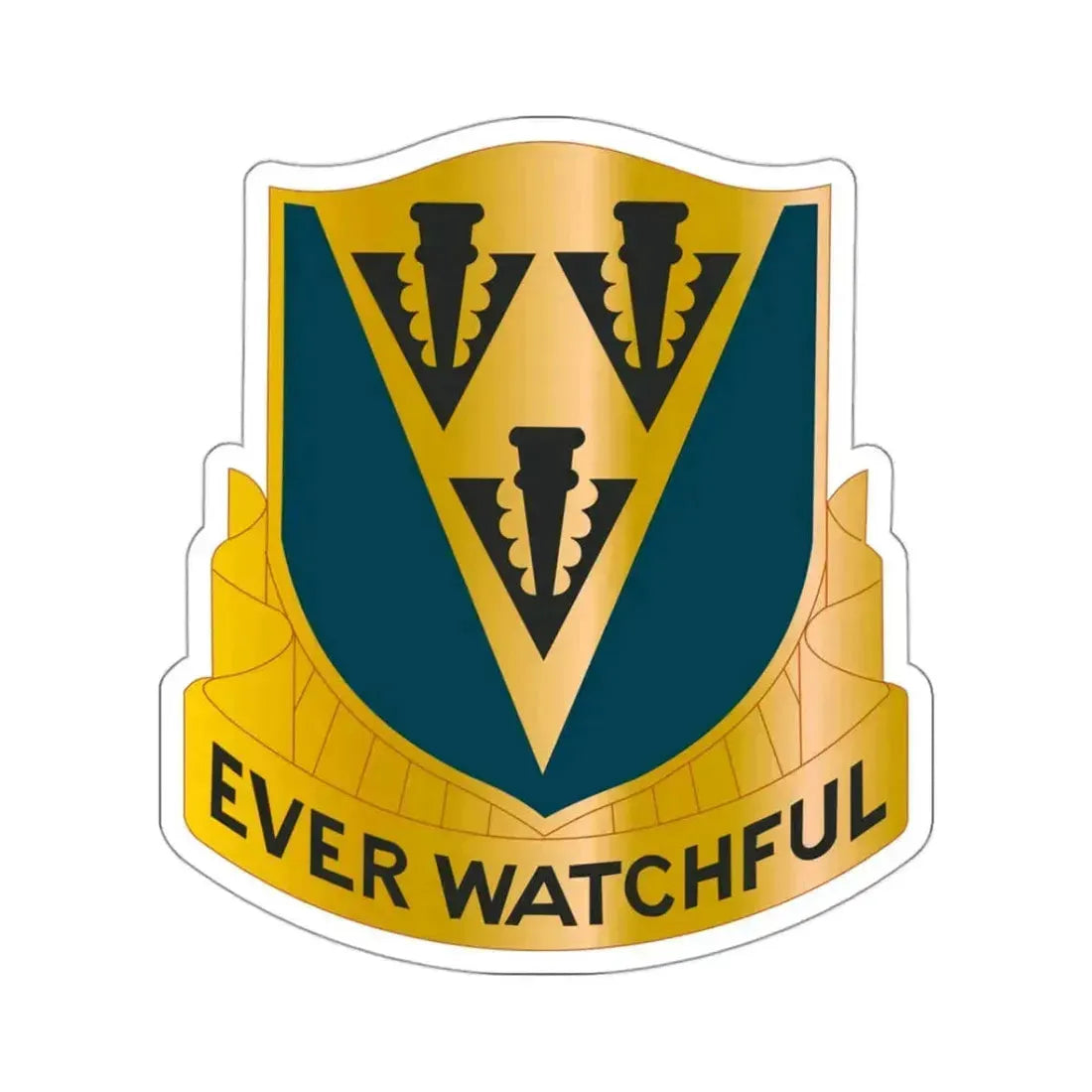 24 Aviation Regiment (U.S. Army) STICKER Vinyl Kiss-Cut Decal 3 Inch White - The Sticker Space