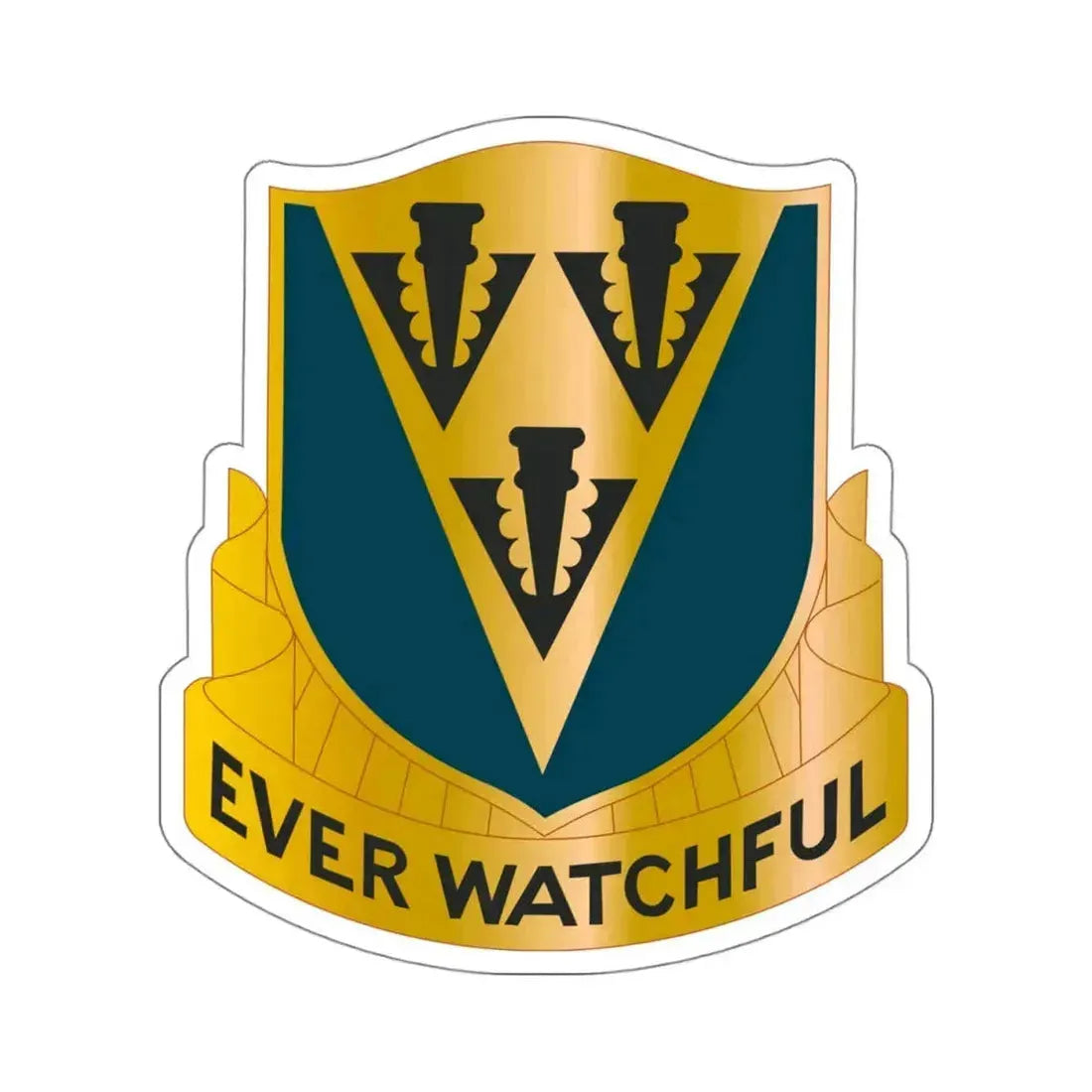 24 Aviation Regiment (U.S. Army) STICKER Vinyl Kiss-Cut Decal 4 Inch White - The Sticker Space