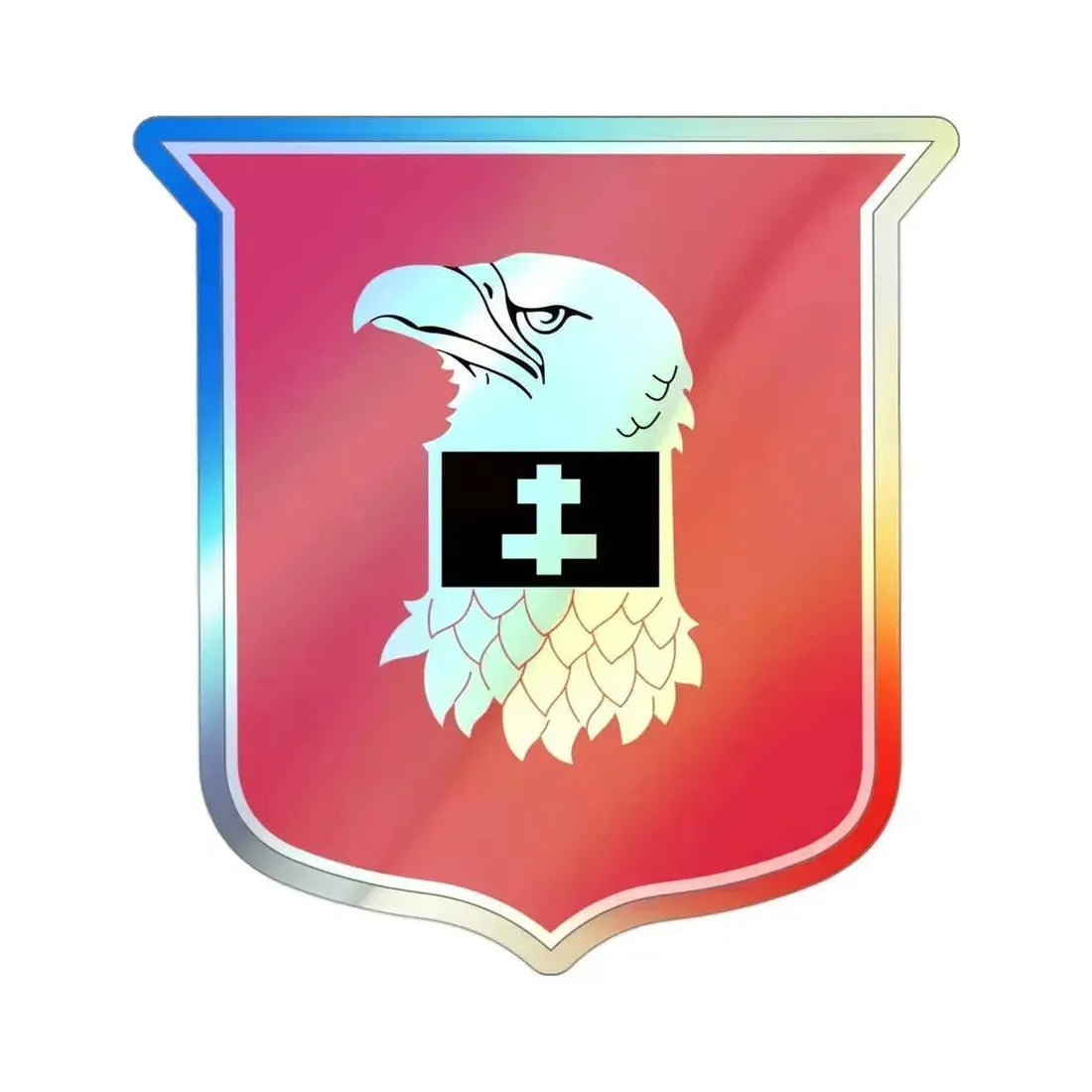 24 Engineer Battalion (U.S. Army) Holographic STICKER Die-Cut Vinyl Decal 3 Inch Holographic - The Sticker Space