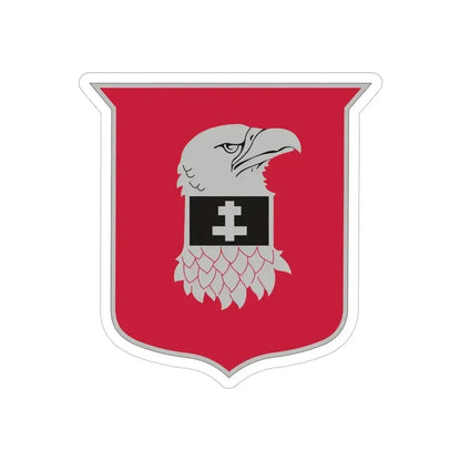 24 Engineer Battalion (U.S. Army) REVERSE PRINT Transparent Die-Cut STICKER 4 Inch Die-Cut Transparent - The Sticker Space