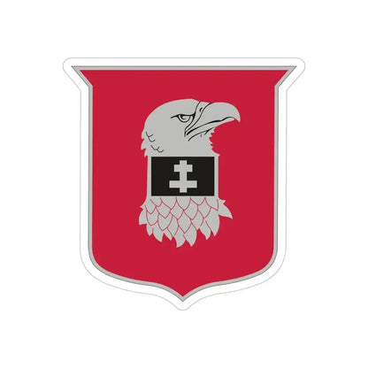 24 Engineer Battalion (U.S. Army) REVERSE PRINT Transparent Die-Cut STICKER 5 Inch Die-Cut Transparent - The Sticker Space