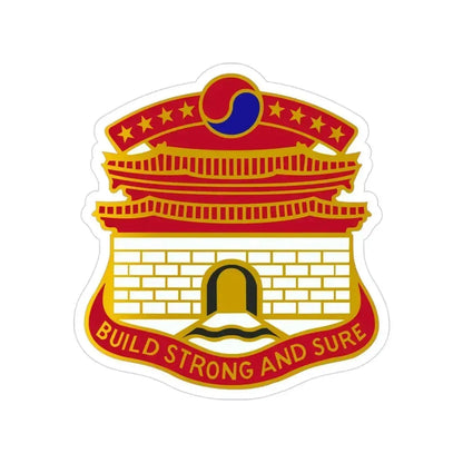24 Engineer Group (U.S. Army) Transparent STICKER Die-Cut Vinyl Decal 3 Inch - The Sticker Space