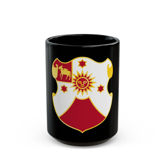 24 Field Artillery Regiment (U.S. Army) Black Coffee Mug-15oz-The Sticker Space