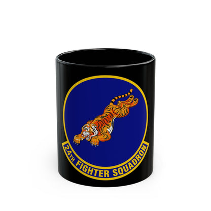 24 Fighter Squadron ACC (U.S. Air Force) Black Coffee Mug-11oz-The Sticker Space