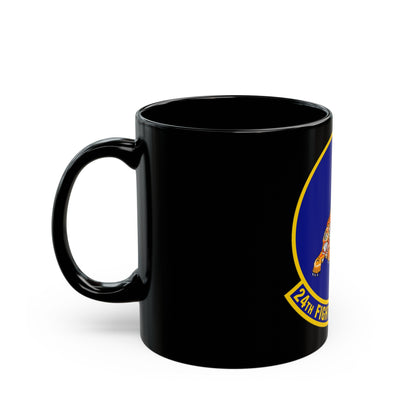 24 Fighter Squadron ACC (U.S. Air Force) Black Coffee Mug-The Sticker Space