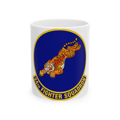 24 Fighter Squadron ACC (U.S. Air Force) White Coffee Mug-11oz-The Sticker Space