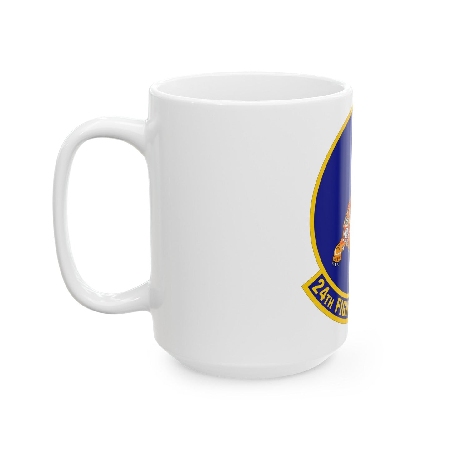 24 Fighter Squadron ACC (U.S. Air Force) White Coffee Mug-The Sticker Space