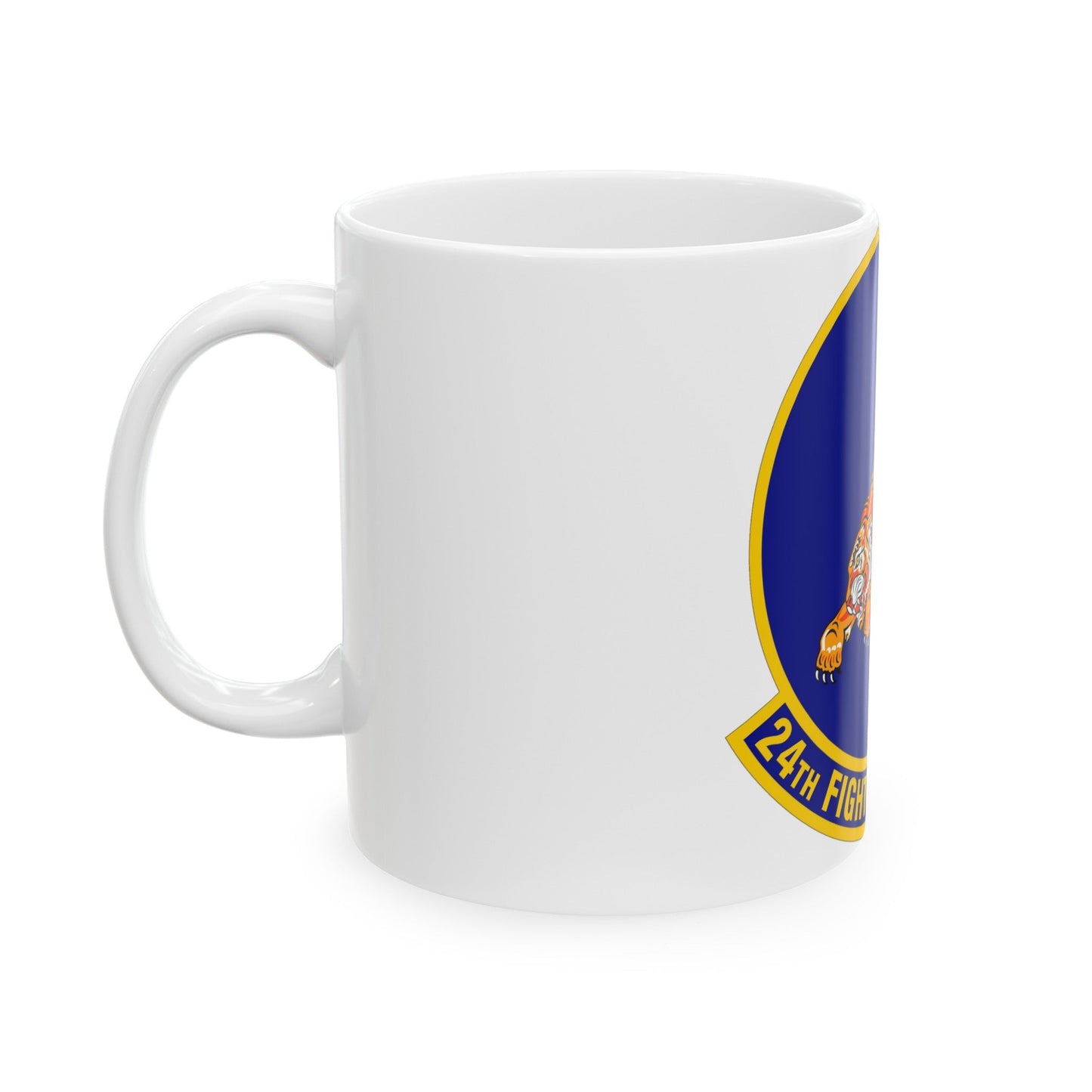 24 Fighter Squadron ACC (U.S. Air Force) White Coffee Mug-The Sticker Space