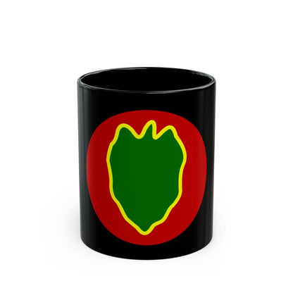 24 Infantry Division SSI (U.S. Army) Black Coffee Mug-11oz-The Sticker Space