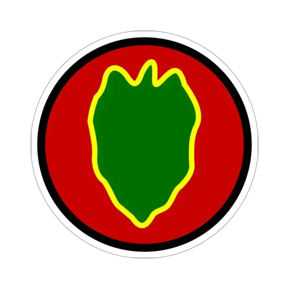 24 Infantry Division (U.S. Army) STICKER Vinyl Die-Cut Decal 3 Inch - The Sticker Space