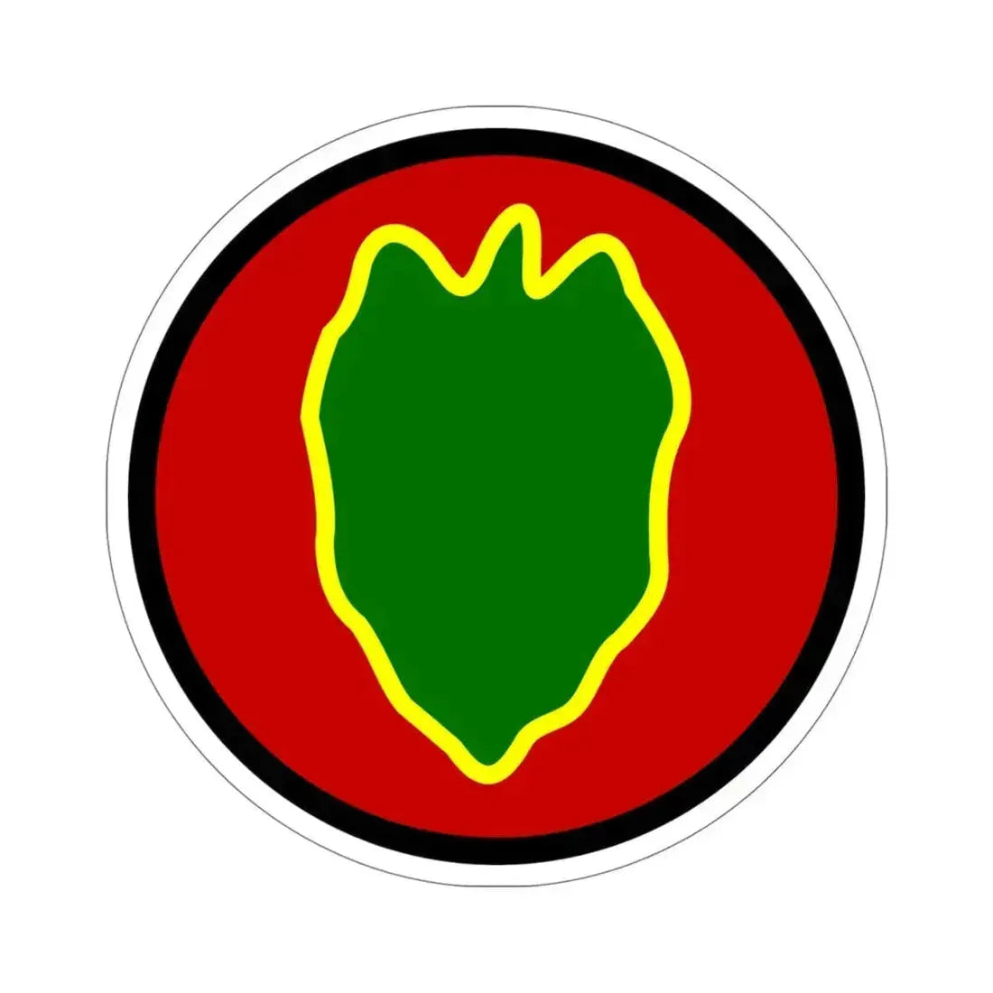 24 Infantry Division (U.S. Army) STICKER Vinyl Die-Cut Decal 5 Inch - The Sticker Space