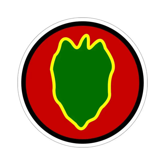24 Infantry Division (U.S. Army) STICKER Vinyl Die-Cut Decal 6 Inch - The Sticker Space