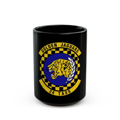 24 Tactical Air Support Squadron ACC (U.S. Air Force) Black Coffee Mug-15oz-The Sticker Space