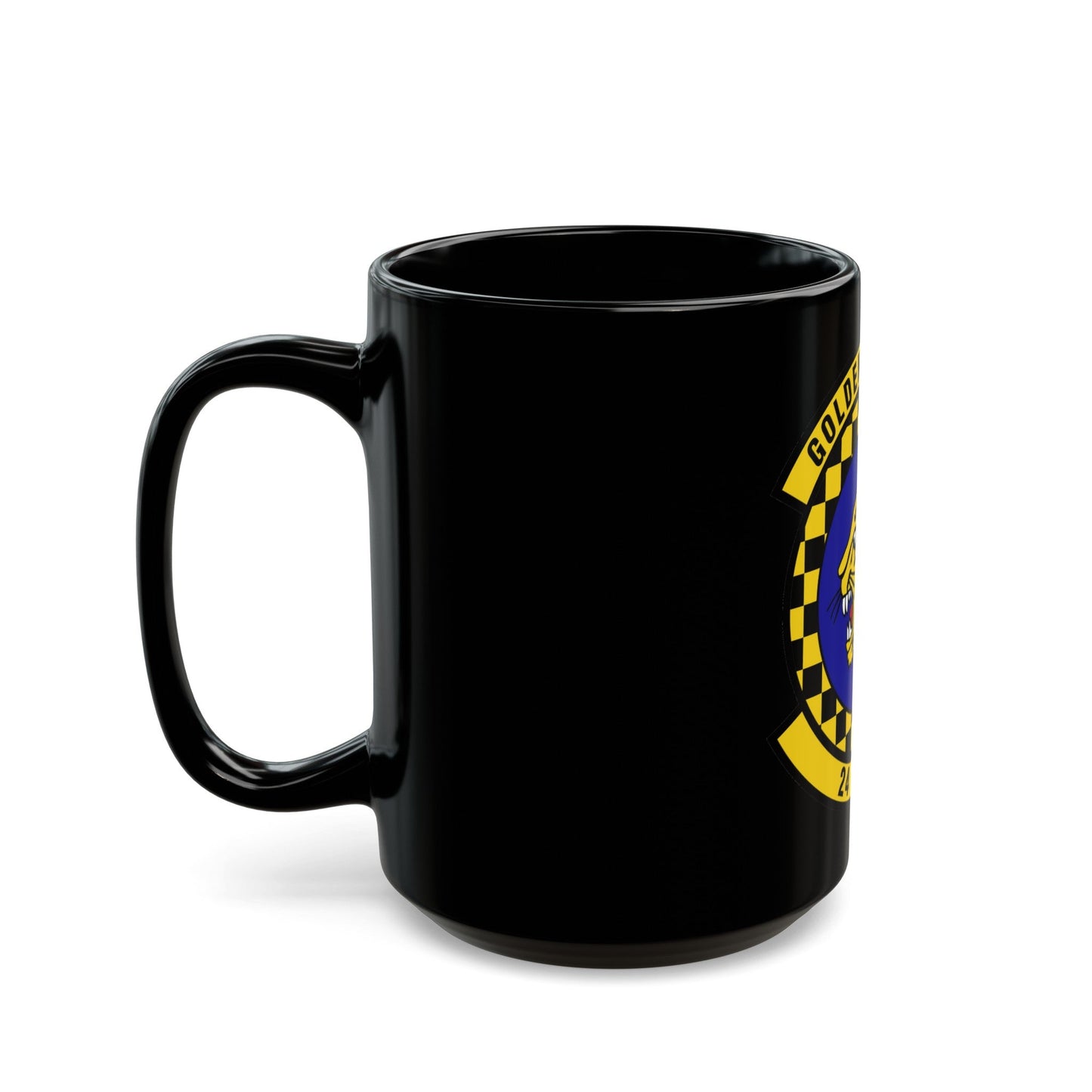 24 Tactical Air Support Squadron ACC (U.S. Air Force) Black Coffee Mug-The Sticker Space