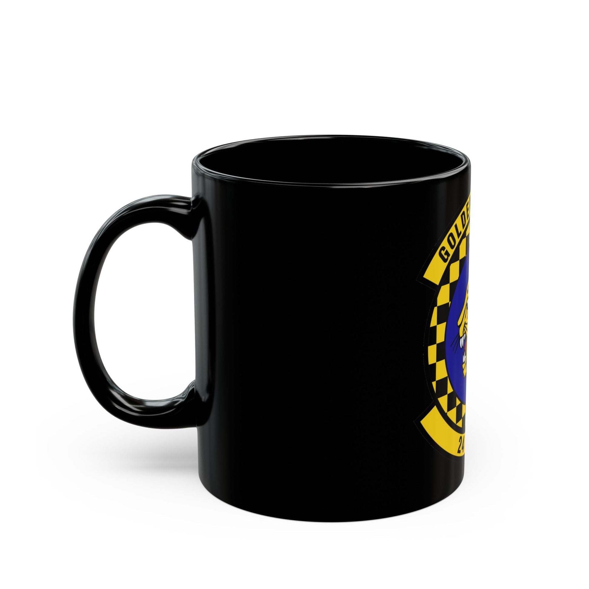 24 Tactical Air Support Squadron ACC (U.S. Air Force) Black Coffee Mug-The Sticker Space