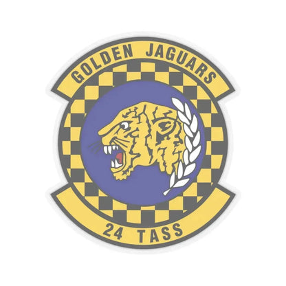 24 Tactical Air Support Squadron ACC (U.S. Air Force) STICKER Vinyl Kiss-Cut Decal 4 Inch Transparent - The Sticker Space