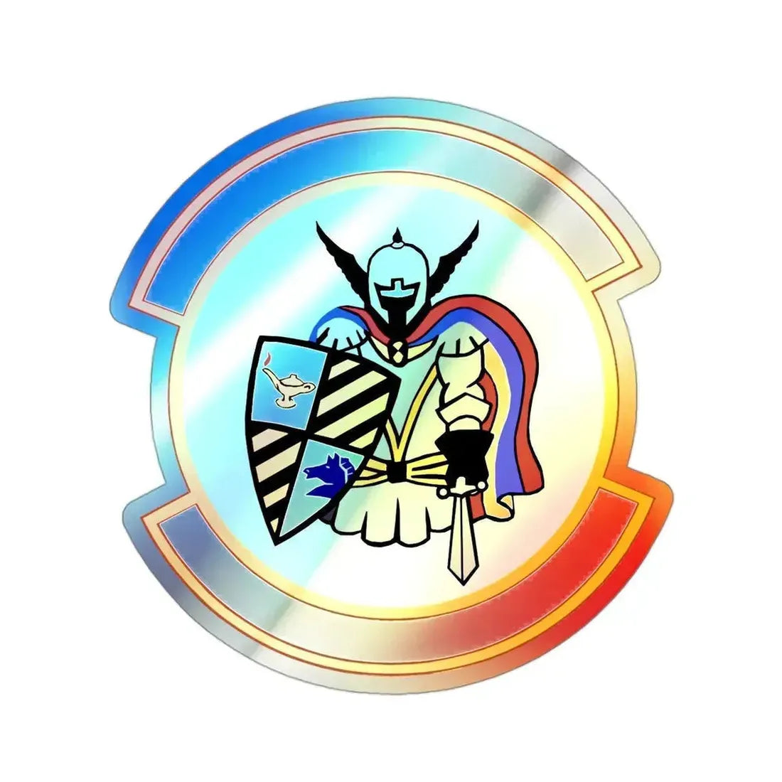 24 Training Squadron (U.S. Air Force) Holographic STICKER Die-Cut Vinyl Decal 3 Inch Holographic - The Sticker Space