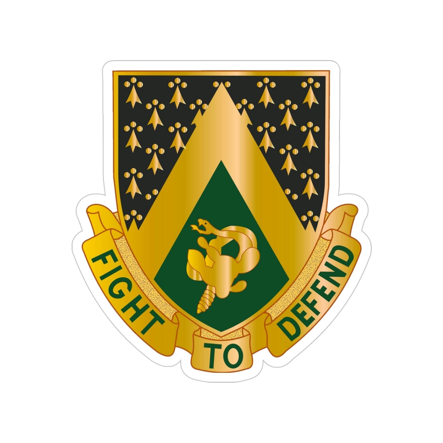 240 Cavalry Regiment (U.S. Army) Transparent STICKER Die-Cut Vinyl Decal-4 Inch-The Sticker Space