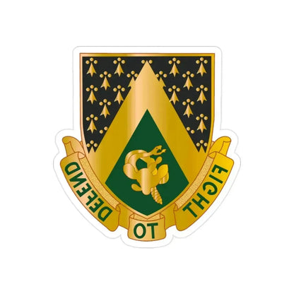 240 Cavalry Regiment (U.S. Army) REVERSE PRINT Transparent Die-Cut STICKER 2 Inch Die-Cut Transparent - The Sticker Space