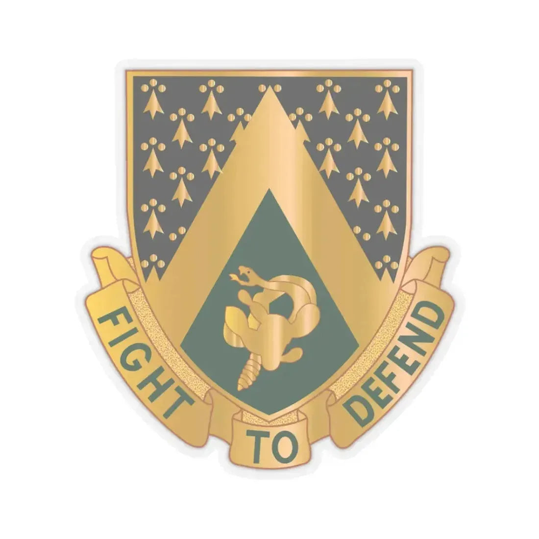 240 Cavalry Regiment (U.S. Army) STICKER Vinyl Kiss-Cut Decal 3 Inch Transparent - The Sticker Space