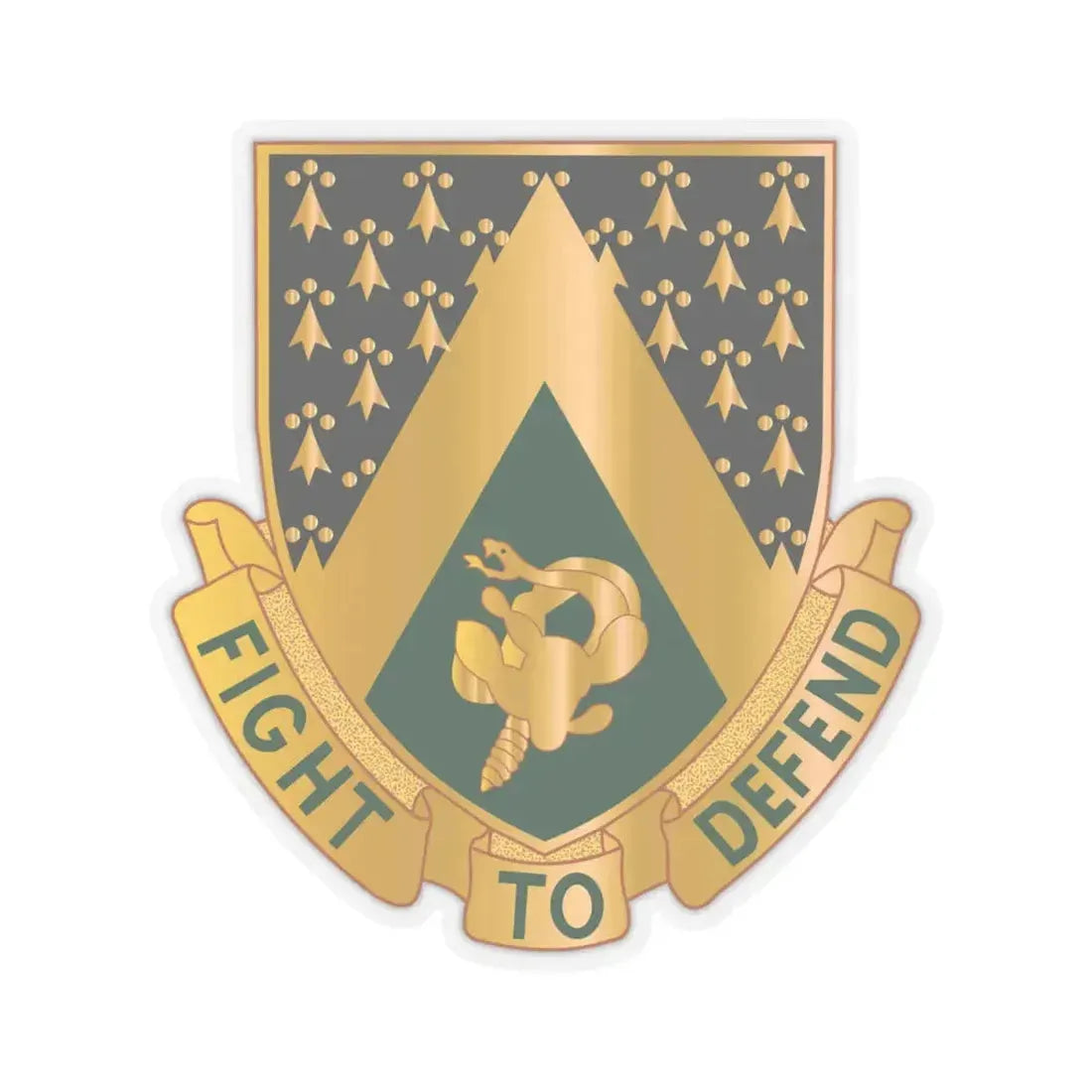 240 Cavalry Regiment (U.S. Army) STICKER Vinyl Kiss-Cut Decal 4 Inch Transparent - The Sticker Space