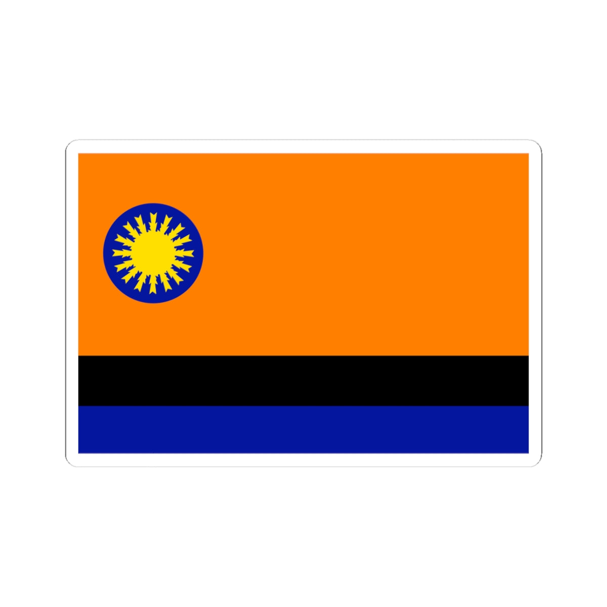 Flag of Cojedes State (Venezuela) STICKER Vinyl Kiss-Cut Decal