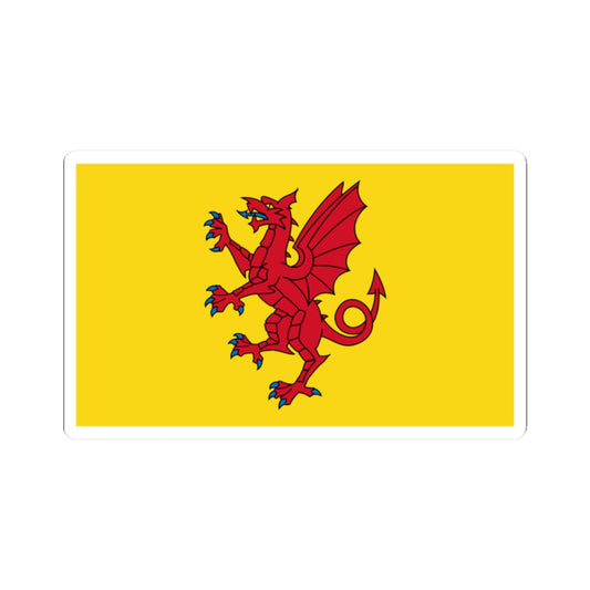 Somerset Flag (England) STICKER Vinyl Kiss-Cut Decal