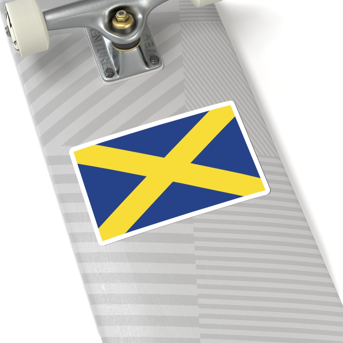 FlagOfStAlbans-PS01 (England) STICKER Vinyl Kiss-Cut Decal