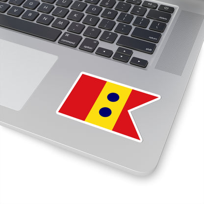 Flag of Division General Spain 1923-1931 1938-1977 (Spain) STICKER Vinyl Kiss-Cut Decal