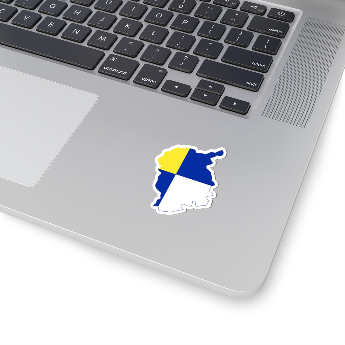 Flag Map Of The Bratislava Region (Slovakia) STICKER Vinyl Kiss-Cut Decal