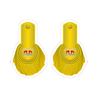 British Army LtCol1810 1855 (United Kingdom) (Military Rank) STICKER Vinyl Kiss-Cut Decal