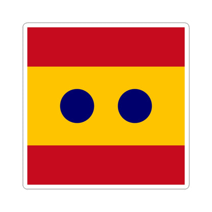 Flag of Vice Admiral Spain (Spain) STICKER Vinyl Kiss-Cut Decal