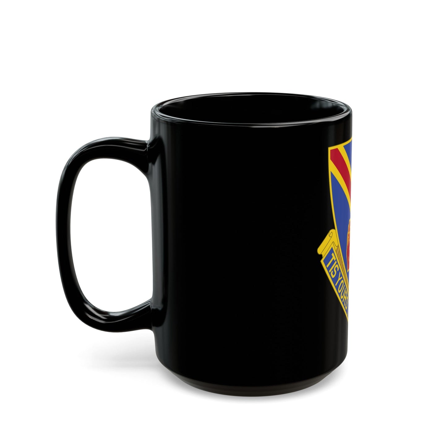 241 Engineer Battalion (U.S. Army) Black Coffee Mug-The Sticker Space