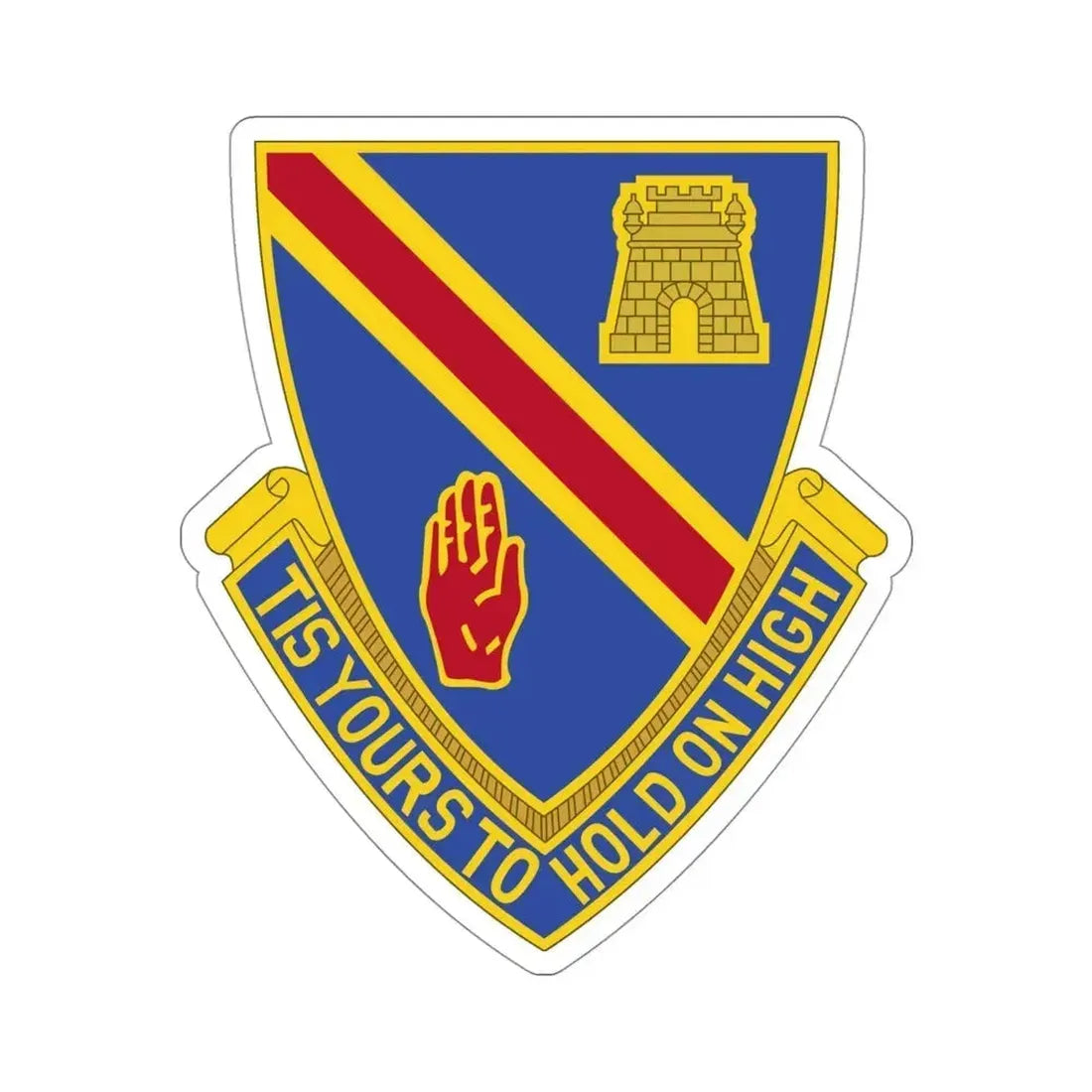 241 Engineer Battalion (U.S. Army) STICKER Vinyl Die-Cut Decal 4 Inch - The Sticker Space