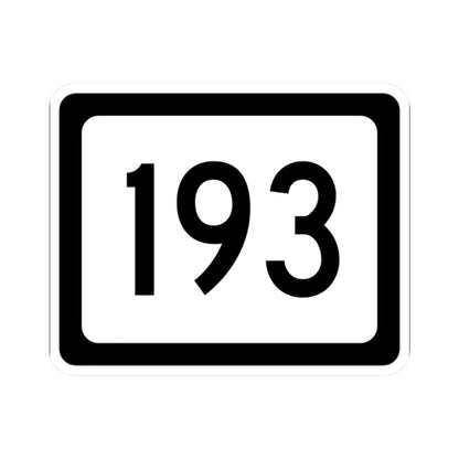 WV-193 (Virginia) (Road Sign) STICKER Vinyl Kiss-Cut Decal