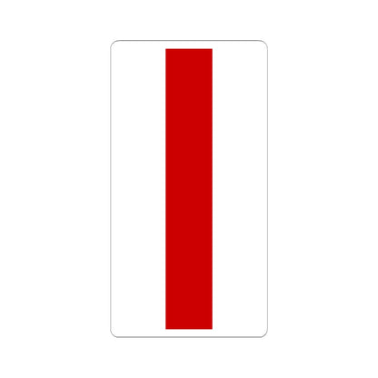 Flag of Belarus 1918 1991-1995 vertical (Belarus) STICKER Vinyl Kiss-Cut Decal