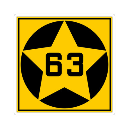 MN-63 1920 (Minnesota) (Road Sign) STICKER Vinyl Kiss-Cut Decal