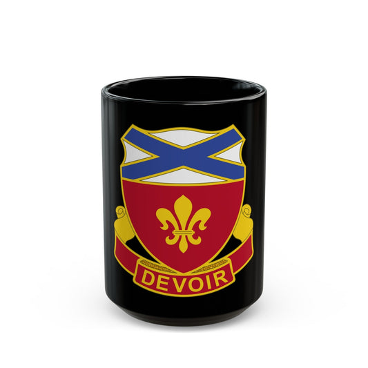 242 Engineer Battalion (U.S. Army) Black Coffee Mug-15oz-The Sticker Space