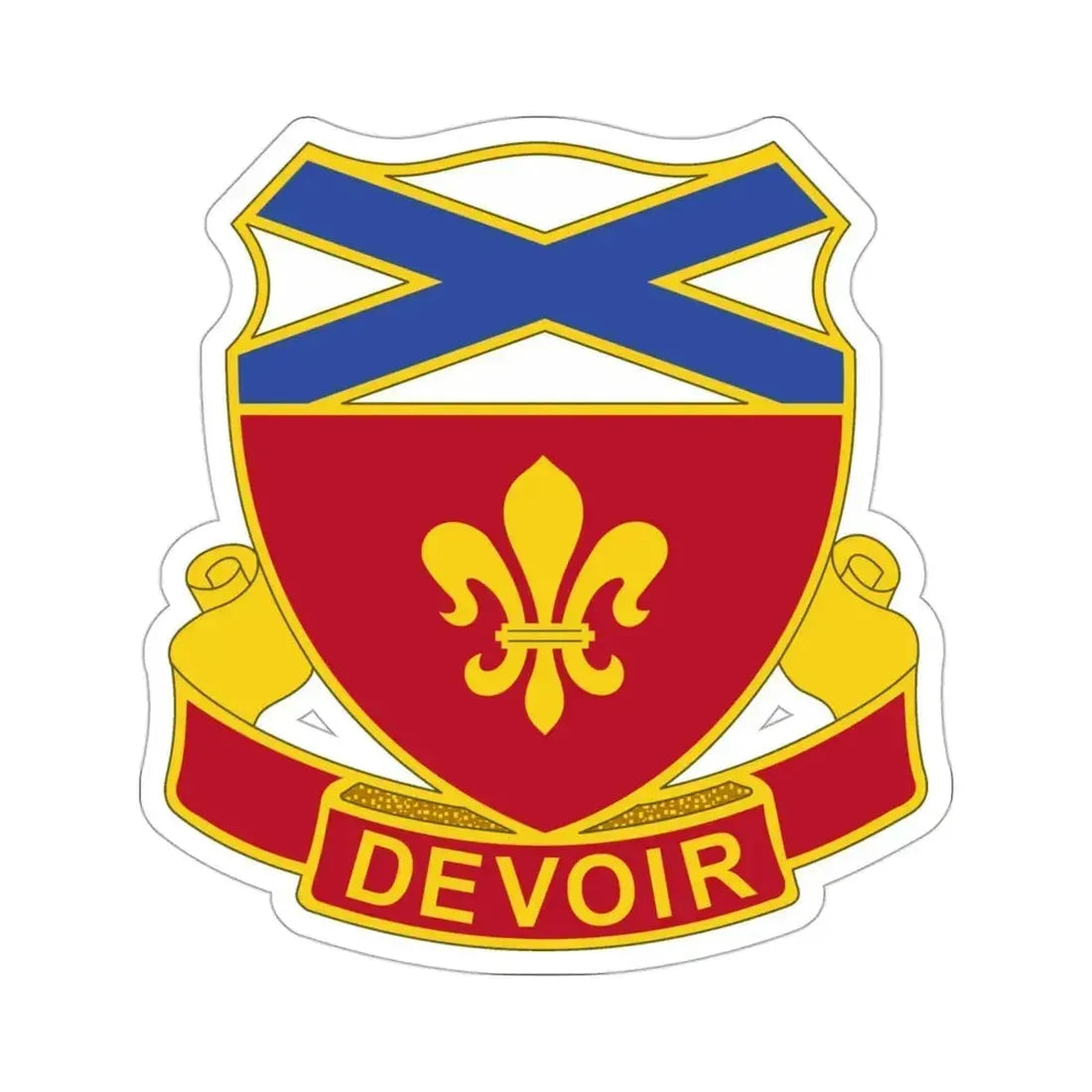 242 Engineer Battalion (U.S. Army) STICKER Vinyl Die-Cut Decal 3 Inch - The Sticker Space