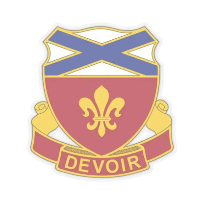 242 Engineer Battalion (U.S. Army) STICKER Vinyl Kiss-Cut Decal 2 Inch Transparent - The Sticker Space