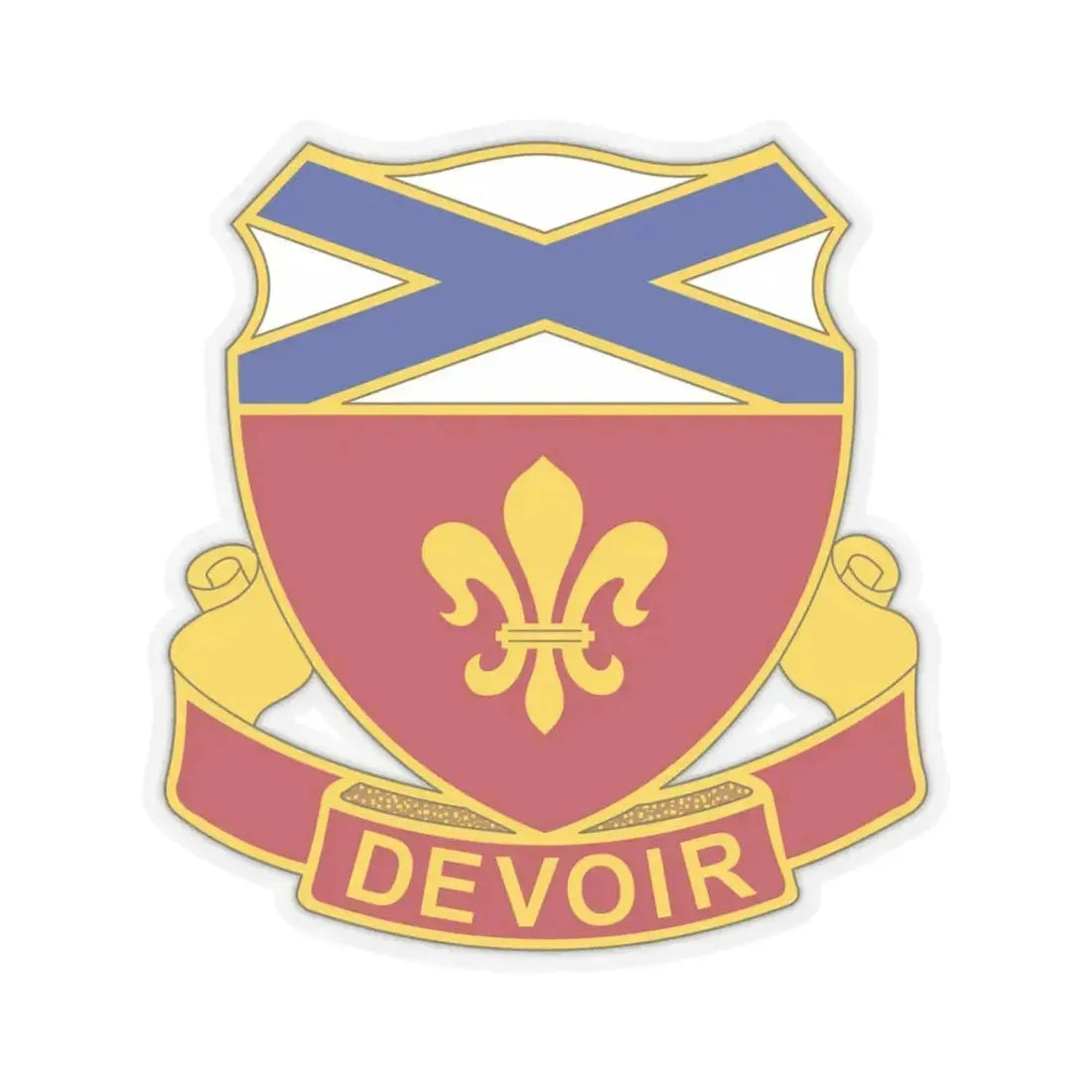 242 Engineer Battalion (U.S. Army) STICKER Vinyl Kiss-Cut Decal 3 Inch Transparent - The Sticker Space