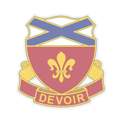 242 Engineer Battalion (U.S. Army) STICKER Vinyl Kiss-Cut Decal 3 Inch Transparent - The Sticker Space